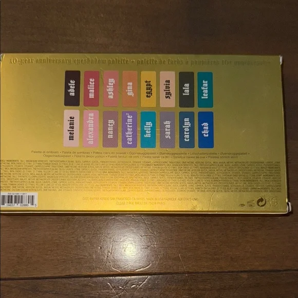NWB Kat Von D Anniversary Gold Eyeshadow Palette - Picture 3 of 3